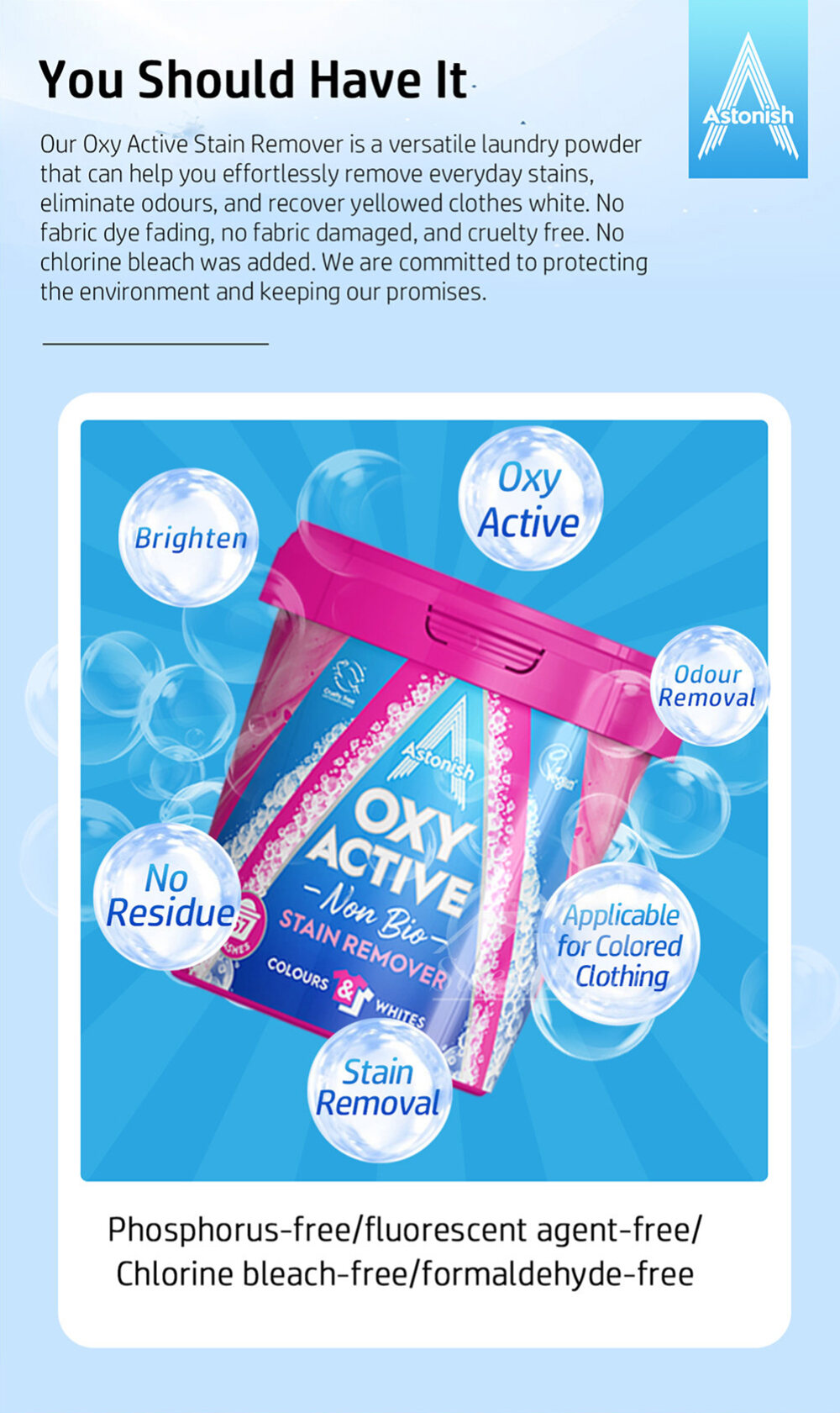 Astonish C1410 Oxy Active Non Bio Stain Remover-4